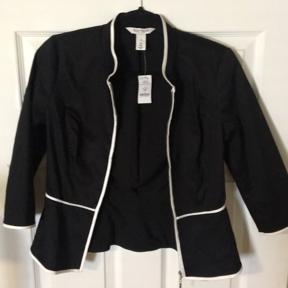 White House Black Market Zip up Blazer